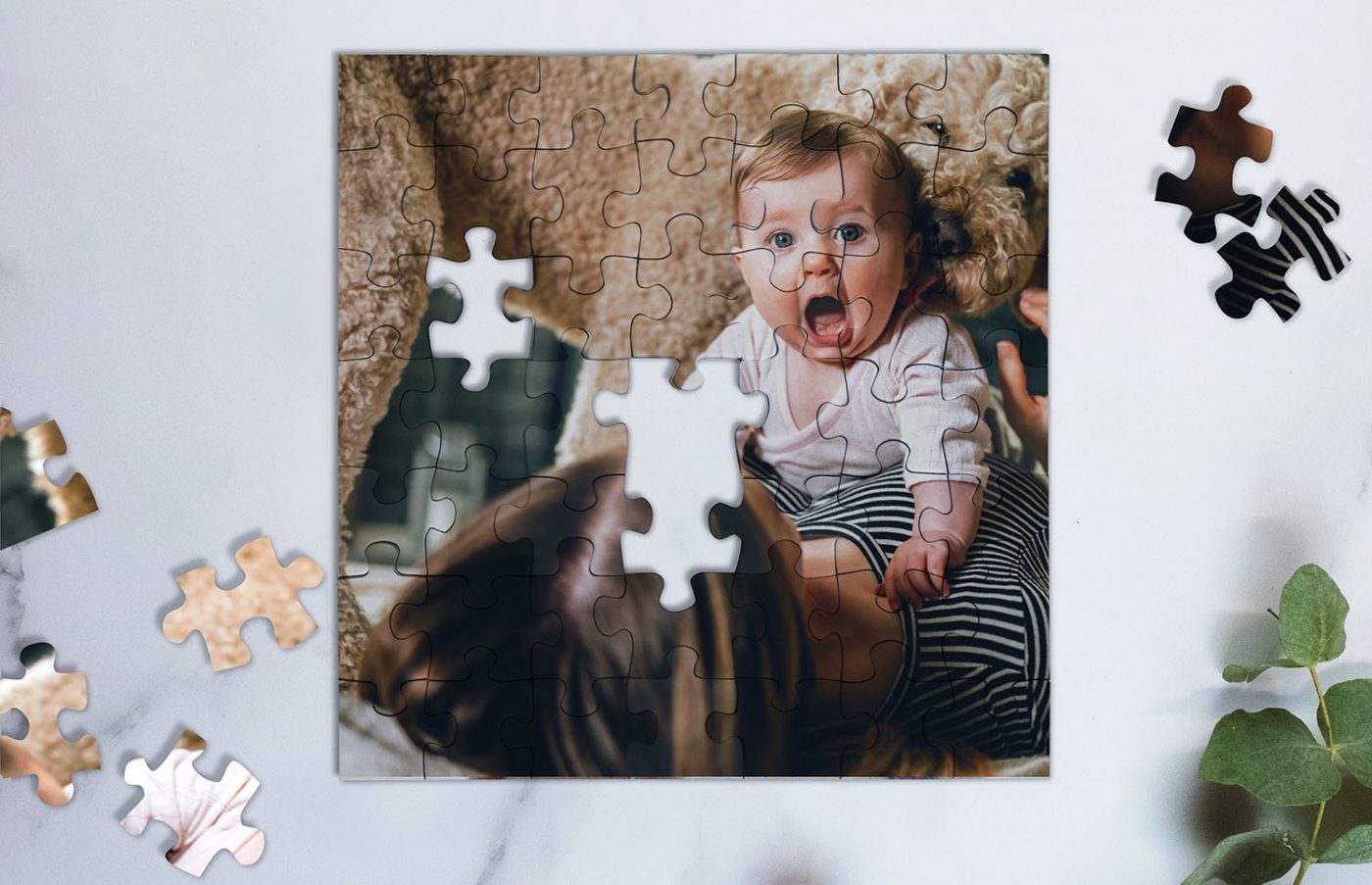personalised puzzle baby