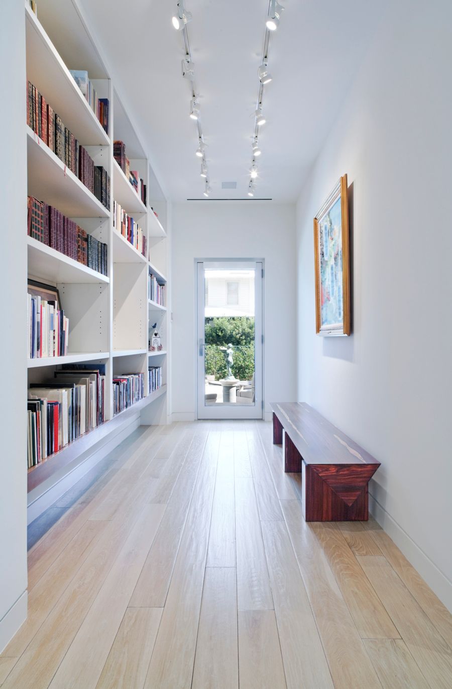 Hallway leading to outdoors