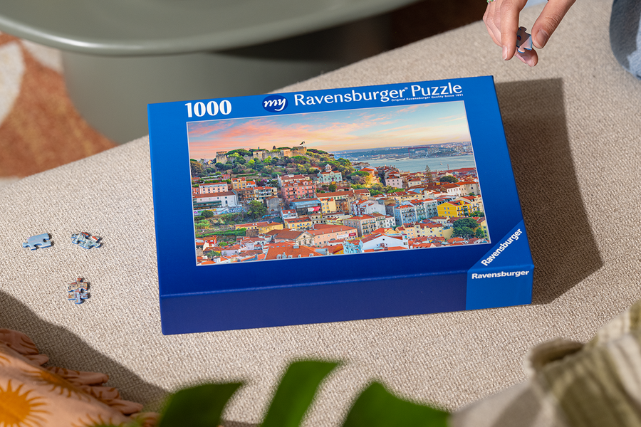 A personalised photo puzzle, perfect for a fun and custom Easter gift or a unique photo gift idea for the family from Photobox.