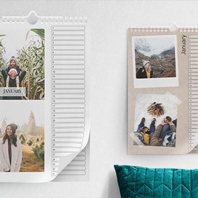 Birthday wall calendar 