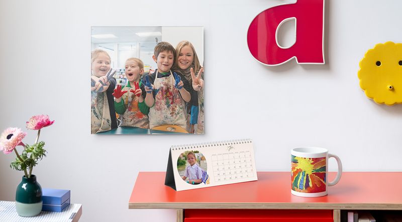 Selection of personalised gifts for teachers to celebrate the end of the school year
