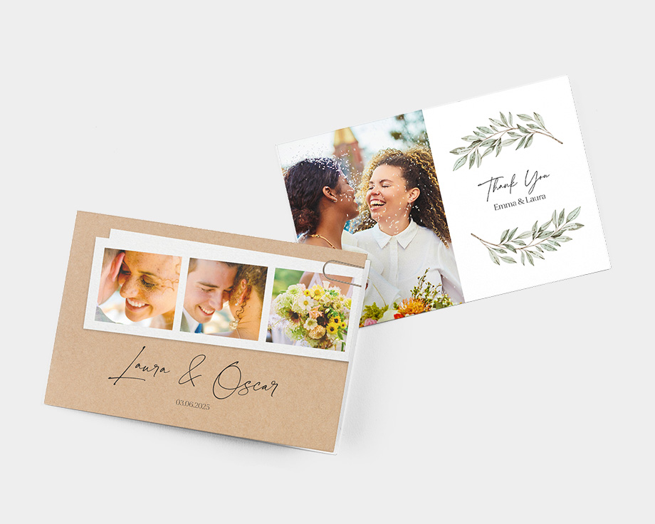 Wedding thank you cards