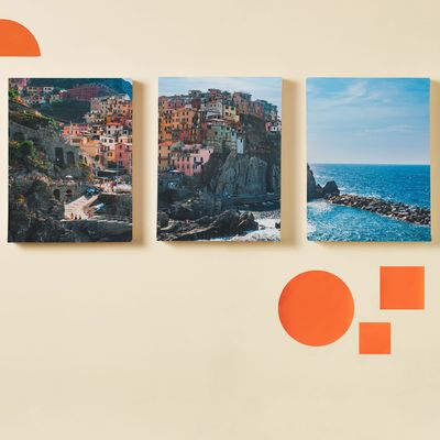 Canvasses with beautiful landscape photo