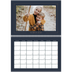 A4 Double Photo Calendar — Prussian blue [March]