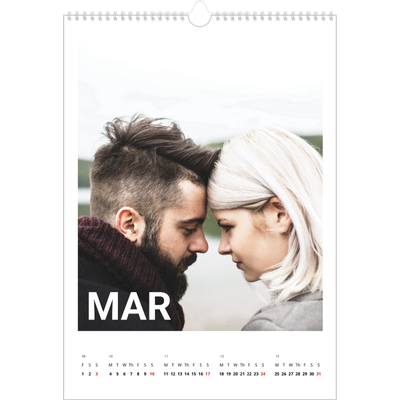 A3 photo calendars — Big month [March]