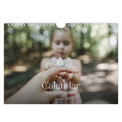 A4 Landscape Photo Calendar — Twelve big months [cover]