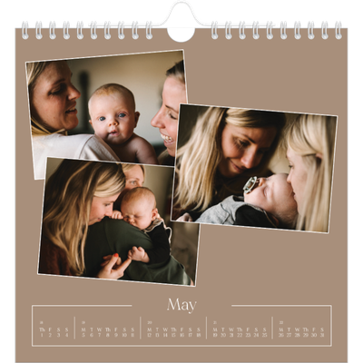 Square calendars  — Crafted memories [cover]