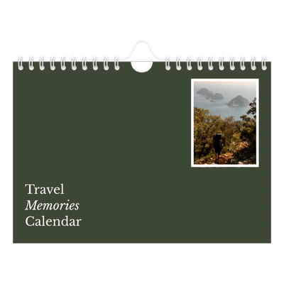 A5 Landscape Photo Calendar — Editorial Earth [cover]