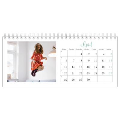 Desk calendars — Hello world [April]