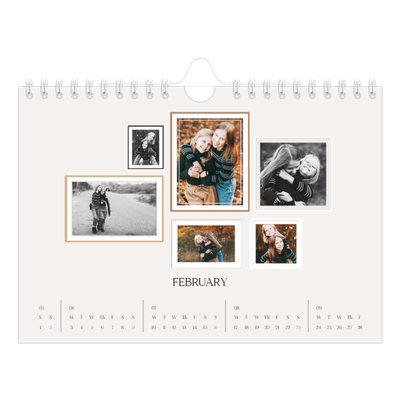 A5 Landscape Photo Calendar — Wall photo gallery [February]