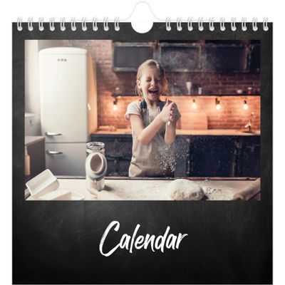 Square calendars  — Chalkboard style [cover]