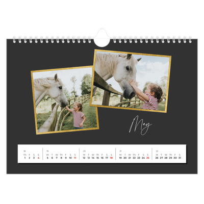 A4 Landscape Photo Calendar — So many memories [cover]