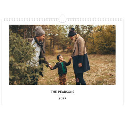 Family Planners A3 Landscape — Simple Planner - Family of 4 [cover]