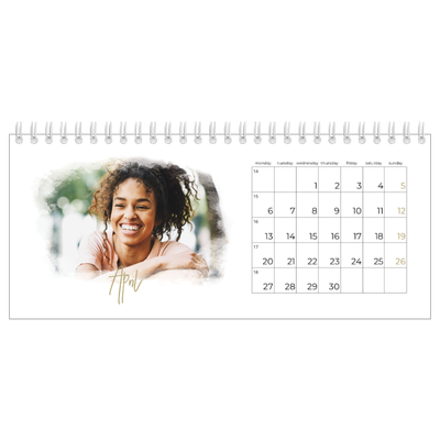 Desk calendars — Photo effects [April]
