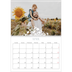 A4 Double Photo Calendar — Flower motif [April]