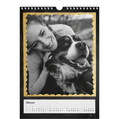 A4 Photo Calendar — Rustic charm [February]