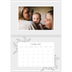 A4 Double Photo Calendar — Hand drawn flowers [February]