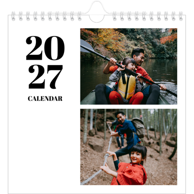 Square calendars  — Serif and moments [cover]