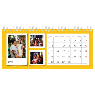 Desk calendars — Colour pop snapshots [April]