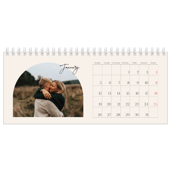 Desk Photo Calendar — Arch memories