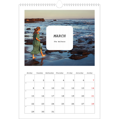 A3 photo calendars — Full story [March]
