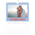 A5 Photo Calendar — Retro frames [February]