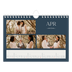 A5 Landscape Photo Calendar — Slate and serifs [April]
