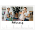 A3 Photo Calendar — Handwritten [February]
