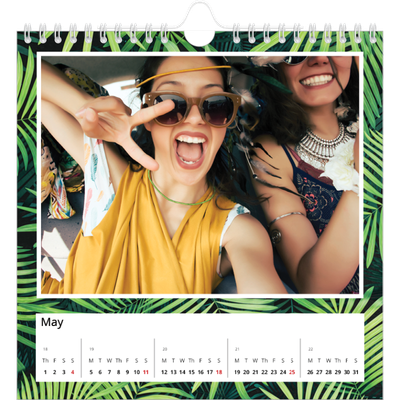 Square calendars  — Vivid plant life [cover]