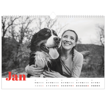 A3 Landscape Photo Calendar — A bold year