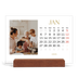 Easel Desk Calendar Landscape  — Big gold text [January]