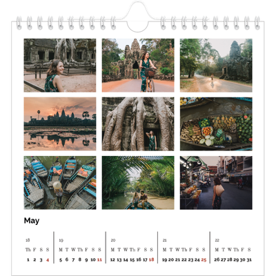 Square calendars  — Picture grid [cover]