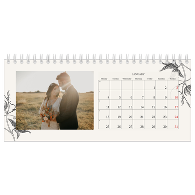 Desk calendars — Ink & ivy [January]