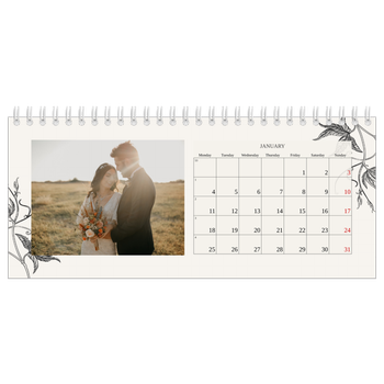 Desk Photo Calendar — Ink & ivy