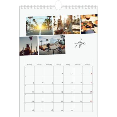 A4 Photo Calendar — City break [April]