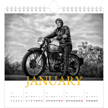 Square Photo Calendar — Heritage style