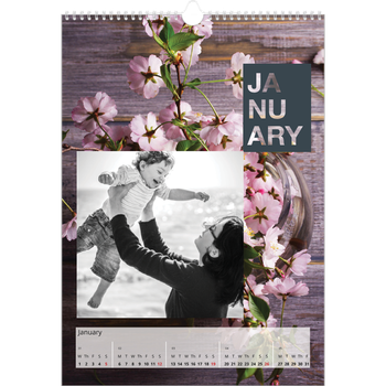 A3 Photo Calendar — Block date