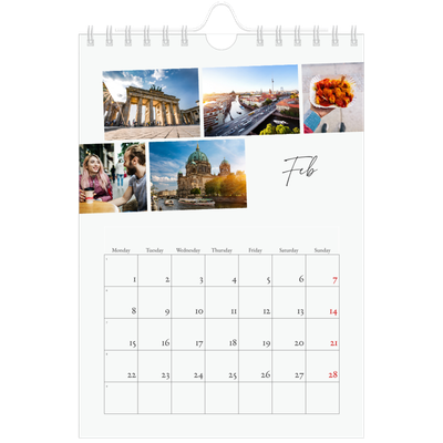 A5 Photo Calendar — City break [February]