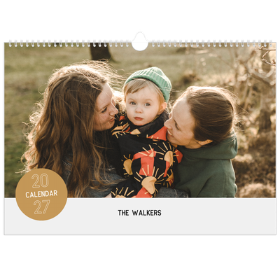 A3 Photo Calendar — Photo sticker [cover]