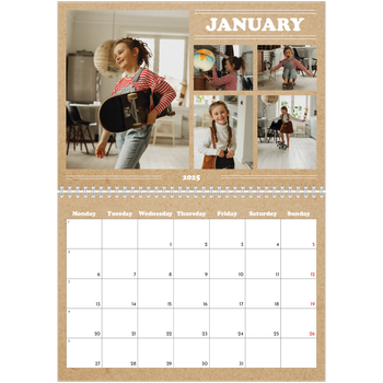 A4 Double Photo Calendar — This year’s editorial