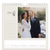 Square calendars  — Initials in bloom [April]