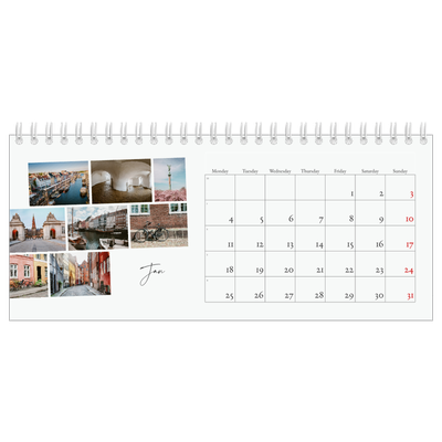 Desk calendars — City break [January]