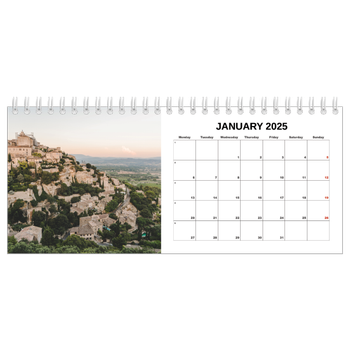 Desk Photo Calendar — Simple photo