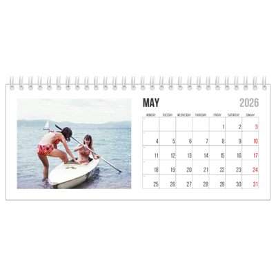 Desk calendars — Abbreviated text [cover]