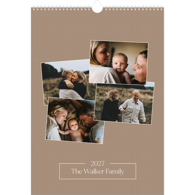 A3 photo calendars — Crafted memories [cover]