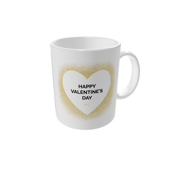 Personalised mugs — Glitter heart