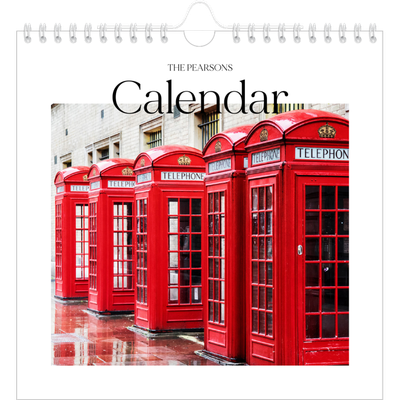 Square calendars  — My travelogue [cover]