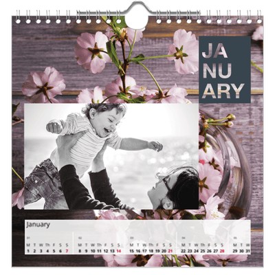 Square calendars  — Block date [January]