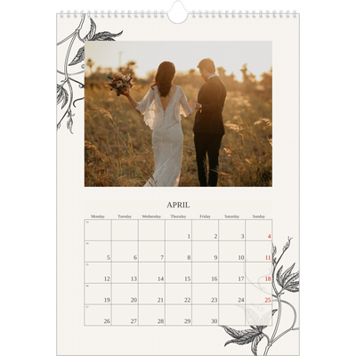 A3 photo calendars — Ink & ivy [April]