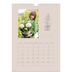 A4 Photo Calendar — Simple botanical [March]